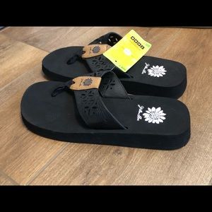 Yellow Box Flip Flops